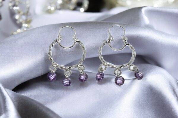 Crackled amethysts
