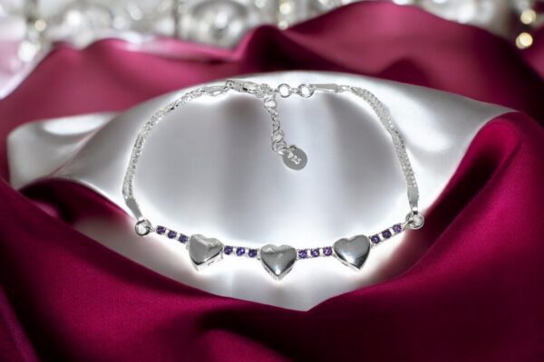 Amethyst heart